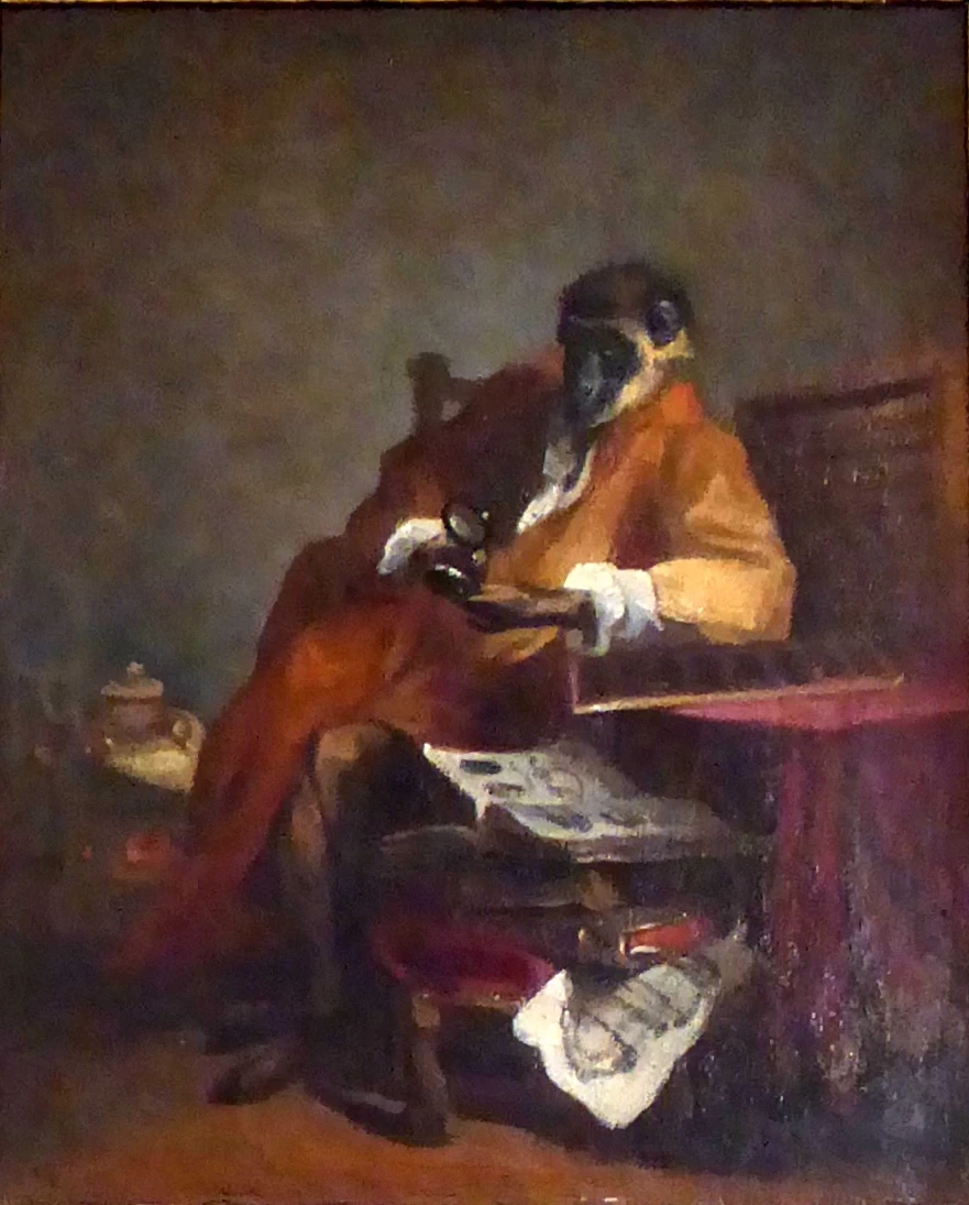 Jean Siméon Chardin - La scimmia antiquario